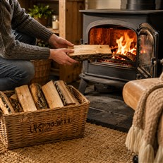 Kiln Dried Oak Firewood Logs- Ready to Burn Standard Crate