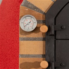 Wood Fired Pizza Oven - Stainless Steel Thermometer