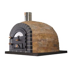 Horacio Wood Fired Outdoor Oven Champaigne – Side View 