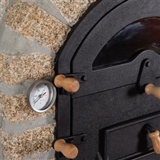 Horacio Wood Fired Outdoor Oven- Cast Iron door