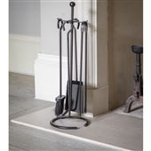 Filkins Fireside Tool Set - Brush, Shovel, Tongs, and Poker