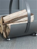  Round Log Carrier Steel - wood 