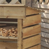 Natural Timber finish Log Store