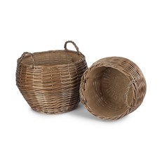 Set of 2 Antique Wash  - Stylish and Versatile Storage Solution