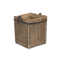 Antique Wash Square Storage Basket - Stylish and Versatile Storage Solution
