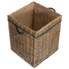  Antique Wash Square Storage Basket - Lined