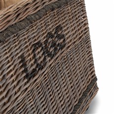 Jumbo Logs Basket with Wheels -  Fireside Storage Solution