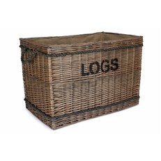 Jumbo Log Basket - Side View
