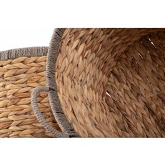 Set of 2 Round Storage Baskets 