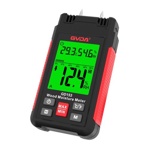 Digital Wood Moisture Meter - Accurate Wood & Concrete Moisture Meter